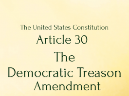 The Democratic Treason Amendment